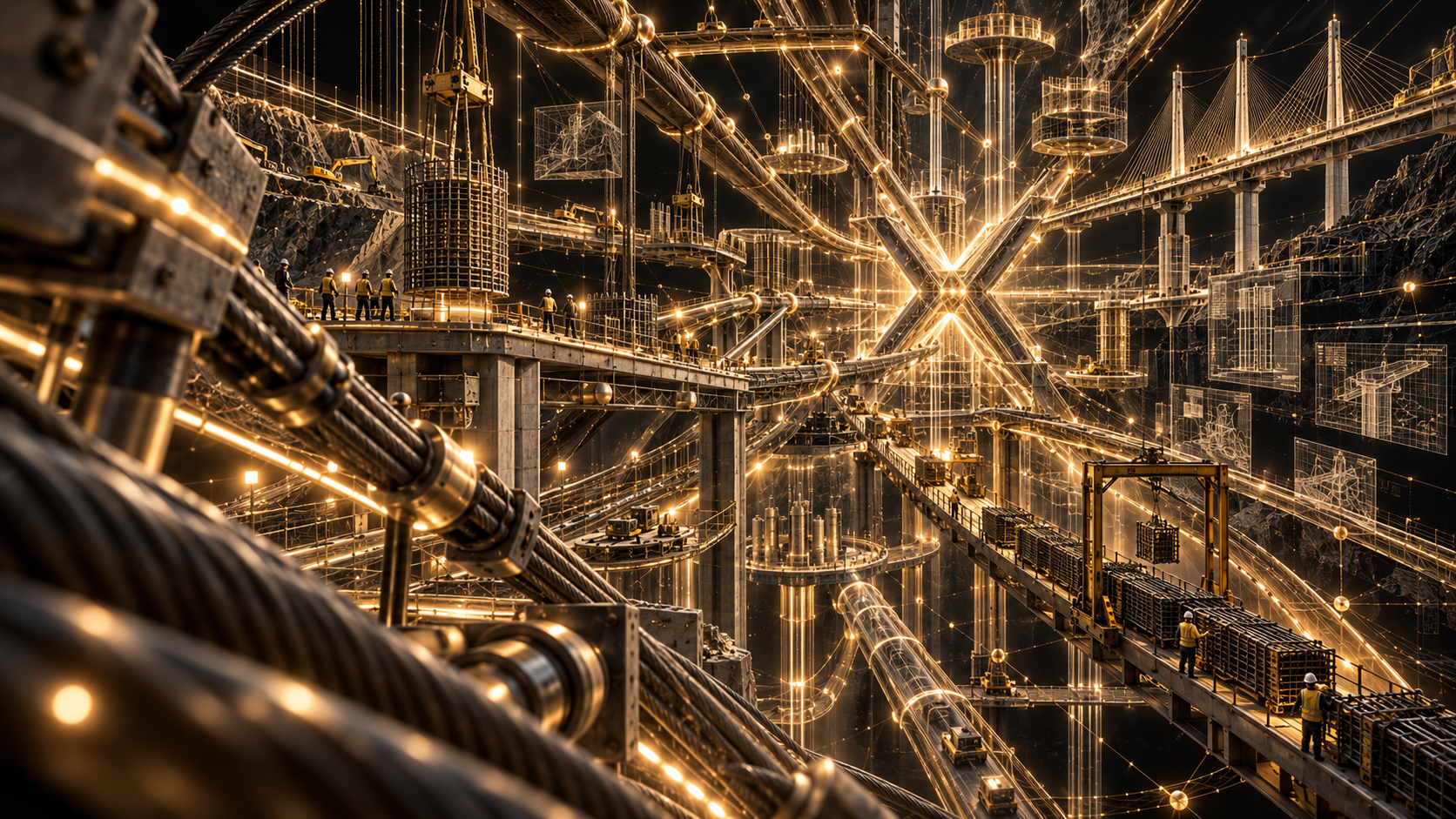 A three-dimensional intelligence architecture connecting changing information, decisions, risk, action, evidence, and learning